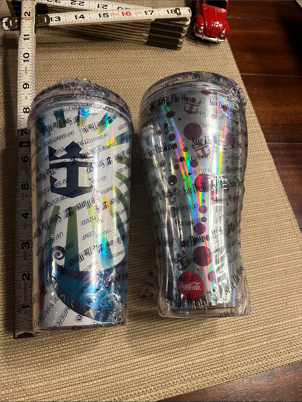 2 royal Caribbean Coca-Cola Holographic Stainless Steel Tumbler - Silver